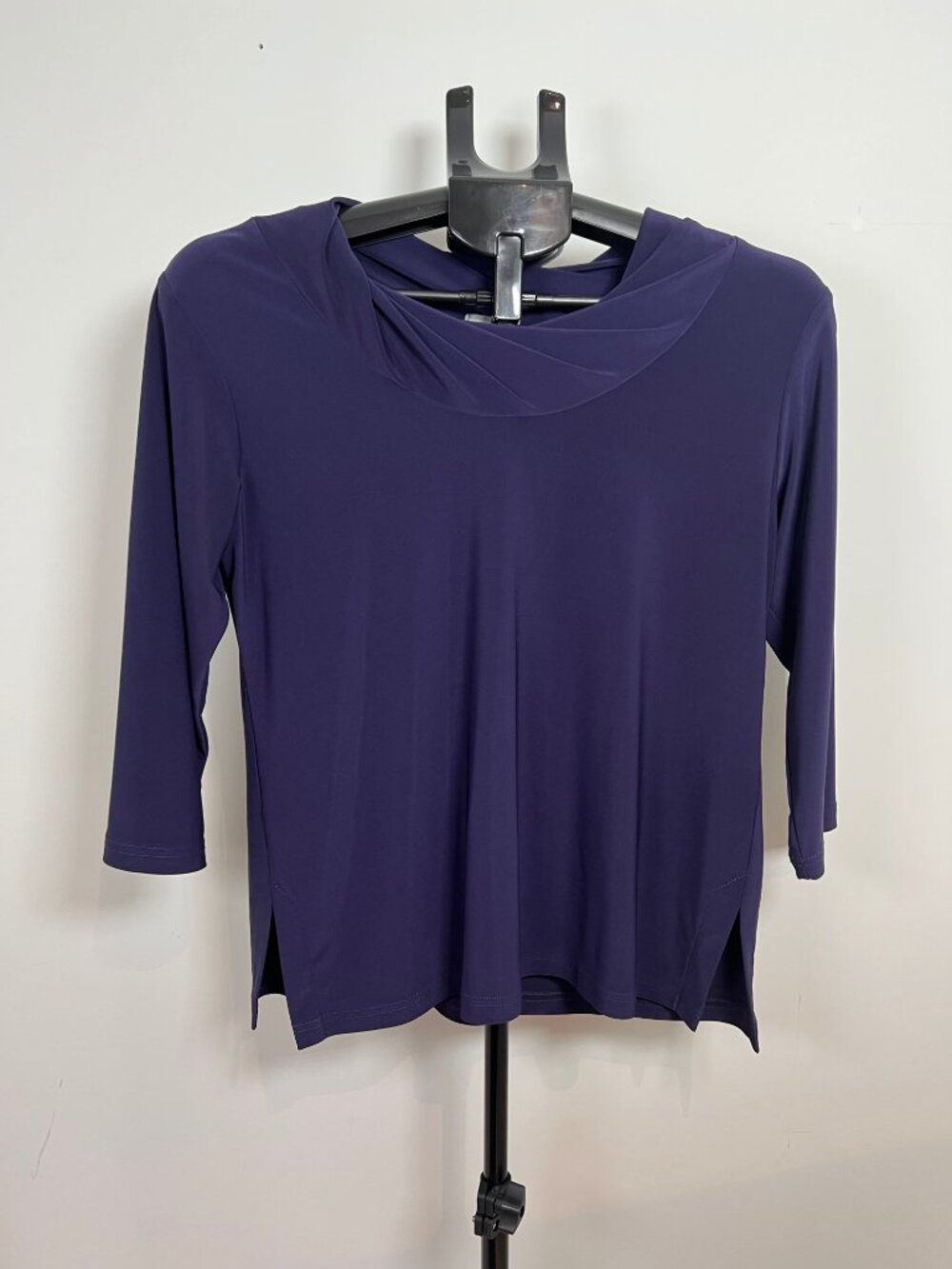 Sympli, Purple, The Look top, Size 8, Relaxed elegance, EUC, Capsule wardrobe